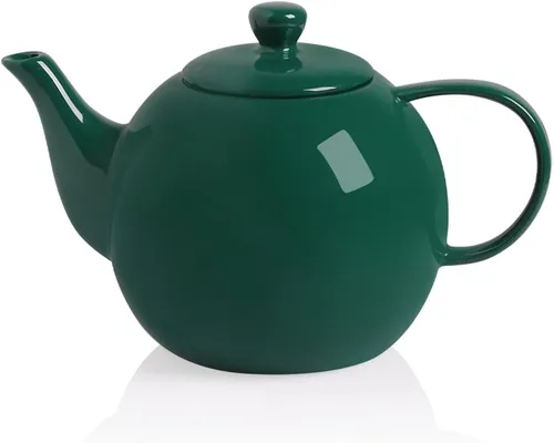 Miniatura 15 de Sweejar Tetera de porcelana con infusor de acero inoxidable extraíble, apto para microondas y lavavajillas, para té suelto, infusor de té para Jade