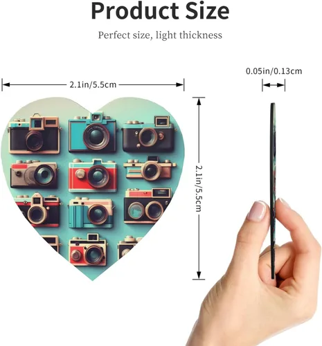 Miniatura 3 de Retro Cool Camera Collection Print Soft Magnetic Fridge Magnets Decor for Home, Office and Present Giving