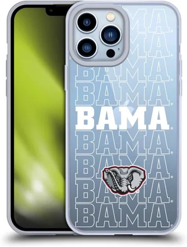 Miniatura 285 de Head Case Designs Funda de gel suave con licencia oficial de la Universidad de Alabama UA Collage compatible con Apple iPhone 13 Pro Max