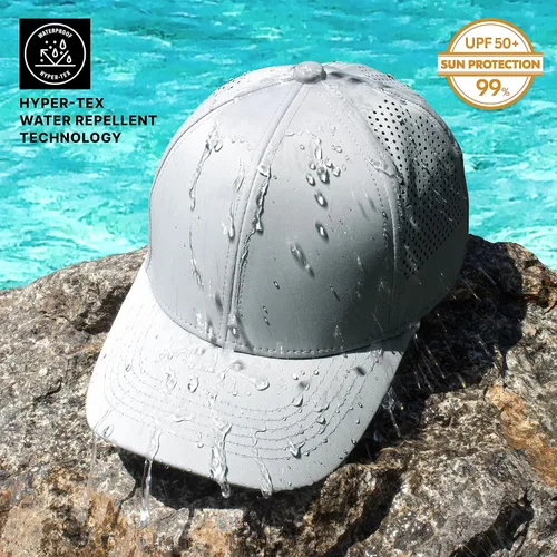 Miniatura 4 de CHOK.LIDS Gorra de béisbol impermeable Hyper-TEX Mesh Running Cap transpirable de secado rápido deportes al aire libre sombreros ajustados