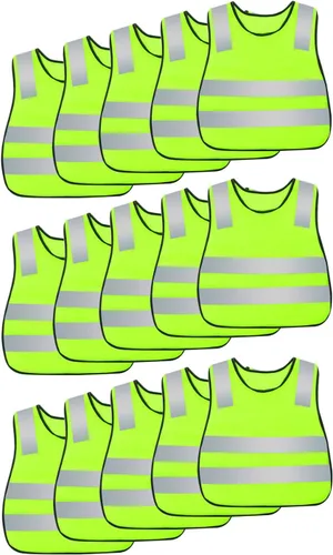Miniatura 8 de AIEOE Kids High Visibility Safety Vest Reflective Running Lightweight Traffic Walking Breathable Construction Vest