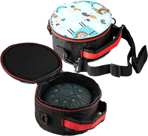 Miniatura 4 de Tambor de Lengua de Acero, Tambor Handpan Ubblove 11 Notas 6 Pulgadas Instrumentos de Percusión con Mazos Bolsa para Meditación Educación Musical 6