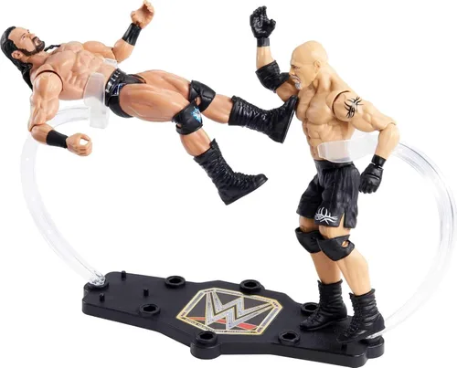 Miniatura 5 de Mattel WWE Championship Showdown - Juego de 2 figuras de acción y accesorios, serie #8 Drew McIntyre vs Goldberg Collectible, 6 pulgadas
