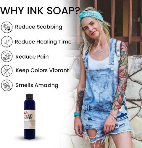 Miniatura 3 de Ink Oil 's Tattoo Aftercare Jabón I Salve Ungüento para curar tatuajes I Perfecto para los amantes del tatuaje I Elementos esenciales de cuidado