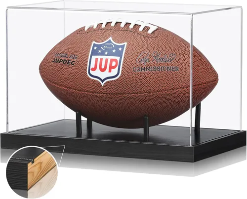 Miniatura 28 de JupDec - Caja de exhibición para guante de boxeo, vitrina de acrílico transparente con base de madera y tabla para un guante, de tamaño completo