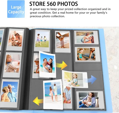 Miniatura 3 de Álbum de fotos para cámara Fujifilm Instax Mini, mini cámara Polaroid, para cámaras instantáneas Fujifilm Instax 12 11 9 40 99 90 8 7 Evo LiPlay