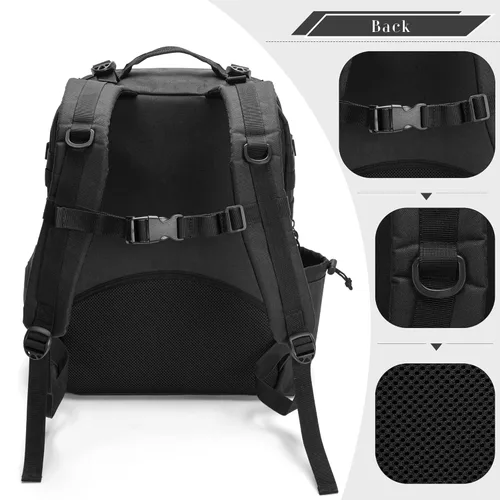 Miniatura 6 de BAFASO Estuche de peluquería, bolsa de peluquería para herramientas de peluquería (solo bolsa), color negro