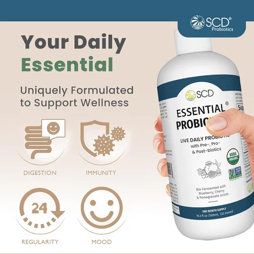 Miniatura 2 de SCD - Probióticos esenciales para mujeres, hombres, niños y niños pequeños, probióticos vivos para la digestión y la inmunidad, suplemento