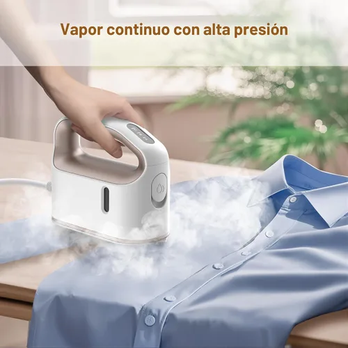 Miniatura 4 de Newbealer Plancha de Vapor Inteligente para Ropa - 1200W Grado Profesional Turboalimentada 3 Modos de Vapor y 3 Modos de Calor Seco, Calentamiento