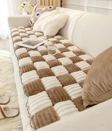 Miniatura 7 de vctops Farmhouse Buffalo - Cojín antideslizante para silla de cocina y comedor con lazos, cojín antideslizante de franela de felpa suave y mullida