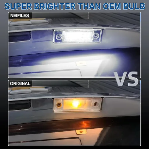 Miniatura 3 de Luces LED para matrícula compatibles con Chevy Cruze 2009-2023 reemplazo de luz de matrícula