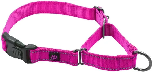 Miniatura 19 de Max and Neo Collar de nailon Martingale para perros - Donamos a un rescate de perros por cada collar vendido (Grande, Negro)