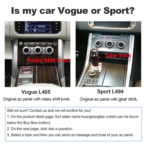 Miniatura 2 de Panel de Control de Clima AC de Pantalla Táctil LCD de 10 Pulgadas para Land Rover Range Rover Vogue L405 2013-2017, Versión de Actualización