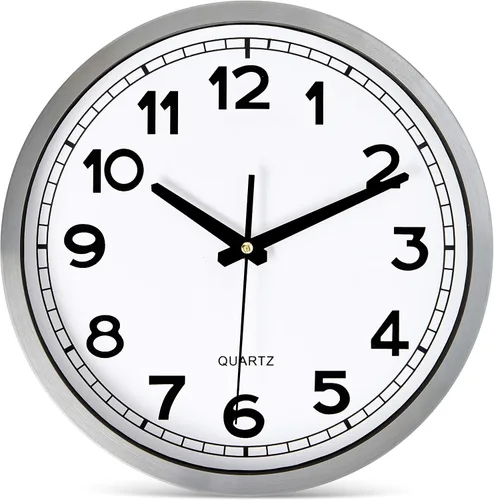 Miniatura 12 de Bernhard Products Reloj de pared colorido para niños, para enseñar el tiempo, silencioso, sin tictac, herramienta de aprendizaje educativa, números