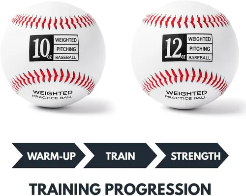 Miniatura 6 de Thorza Weighted Baseballs for Throwing - Training Balls to Help Increase Pitch Velocity