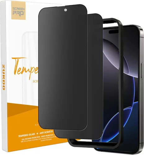 Miniatura 10 de Protector de pantalla de privacidad mate para iPhone 14 Pro Max de 6.7 pulgadas con protector de lente de cámara, cobertura completa, antirreflejos