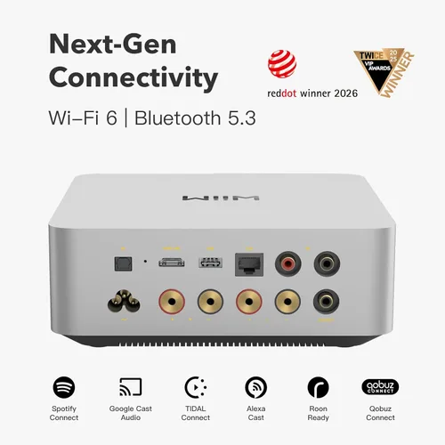 Miniatura 2 de WiiM Amp Ultra con control remoto por voz 2 Amplificador de transmisión de 100W con DAC ESS ES9039Q2M premium y amplificadores TI TPA3255 duales