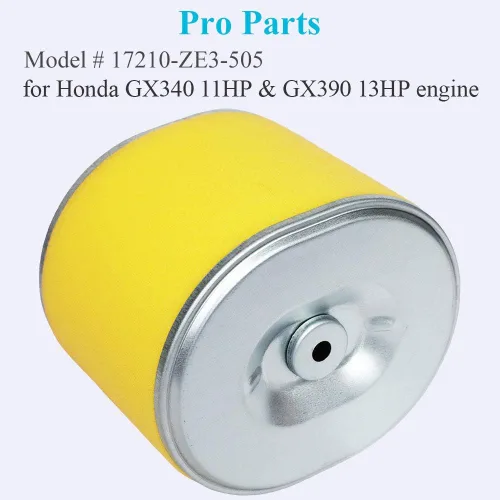 Miniatura 2 de HOODELL Filtro de aire profesional GX390, compatible con Honda GX340 GX 390 11HP 13HP motor 17210-ZE3-505 17210-ZE3-010 Filtro de aire