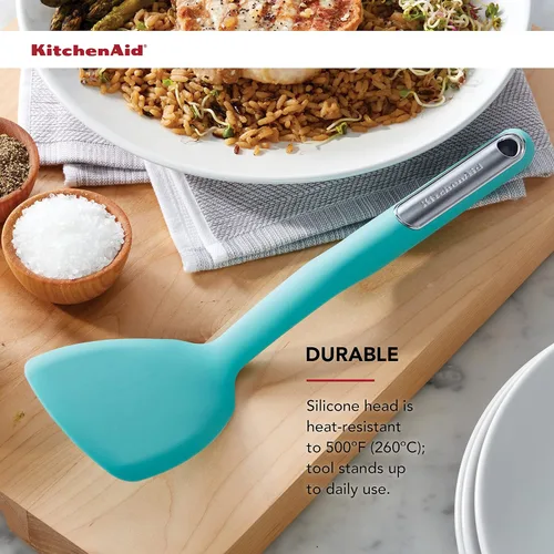 Miniatura 4 de KitchenAid Volteador corto, 12 pulgadas, Aqua Aguamarina