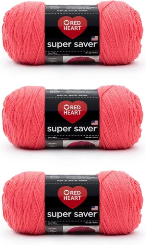 Miniatura 92 de Red Heart Hilo Super Saver, paquete de 3, estampado artístico, 3 unidades Estampado De Artista