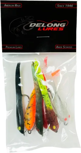 Miniatura 7 de DELONG LURES Señuelos de pesca sin malas hierbas de 3 pulgadas para lubina, crappie, bluegill, perca y trucha, vida de hundimiento lento como cebos