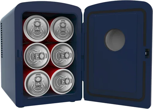 Miniatura 5 de Frigidaire Mini Refrigerador Personal, Capacidad de 1 Galón para 9 Latas, Incluye Enchufes para Toma de Corriente Doméstica y Cargador de CC – 9.84