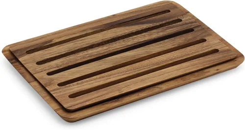 Miniatura 8 de Ironwood Gourmet 28330 Local 338 Bagel Miter, Madera de acacia, 7 x 5.5 x 2.5 pulgadas