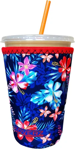 Miniatura 17 de Funda Koverz para café helado, funda aislante de neopreno para taza, se ajusta a una taza de café de 32 Oz., lavable y reutilizable, accesorios