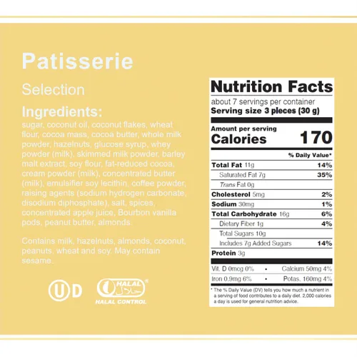 Miniatura 2 de Loacker Mix Patisserie Especialidades de chocolate – Envueltas individualmente surtidas especialidades de chocolate de oblea premium, sabores mixtos