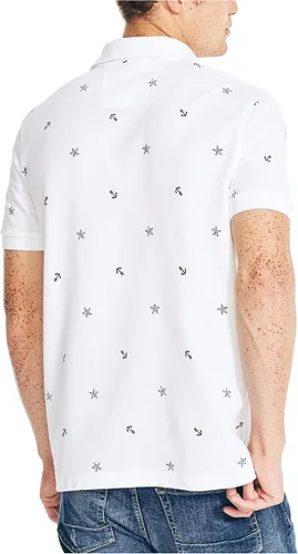 Miniatura 2 de Nautica Polo de cubierta de rendimiento estampado de ajuste clásico para hombre