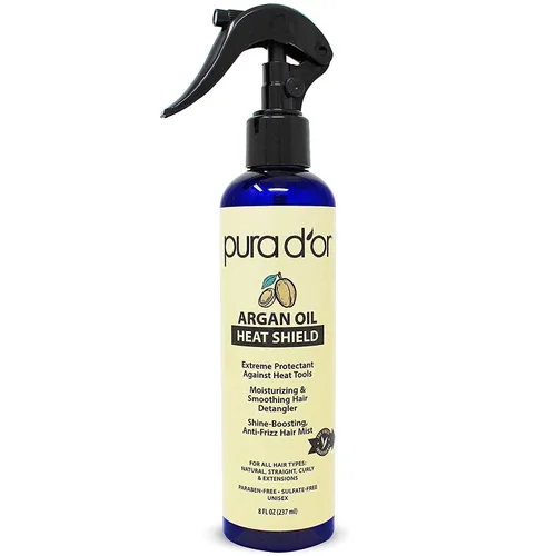 Miniatura 5 de PURA D'OR Set Thin2Thick de vinagre de sidra de manzana (16 onzas x 2) champú y acondicionador ACV y aceite de argán protector contra el calor