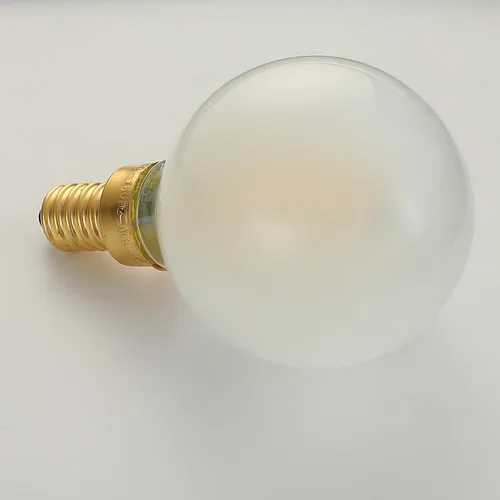 Miniatura 8 de Leools Bombillas LED esmeriladas E12, bombillas de candelabro regulables de 40 W, 2700 K, blanco cálido, G16.5, 4 W, E12 g50, globo vintage