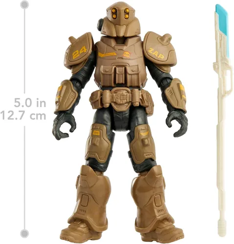 Miniatura 2 de Mattel Disney y Pixar Lightyear - Juego de figuras de acción y accesorios, ZAP Commander Marquam con lanza, coleccionable de 5 pulgadas con 12