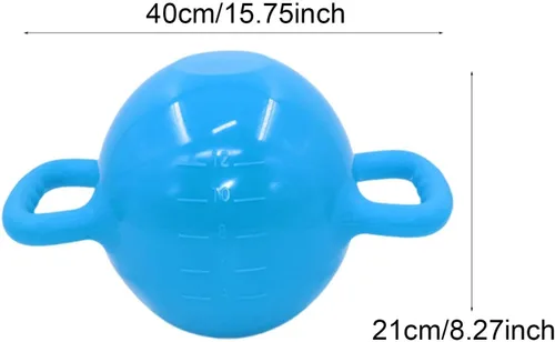 Miniatura 5 de Generic Pesa rusa rellena de agua para fitness, profesional, práctica, fácil de usar con pantalla de báscula, equipo de fitness