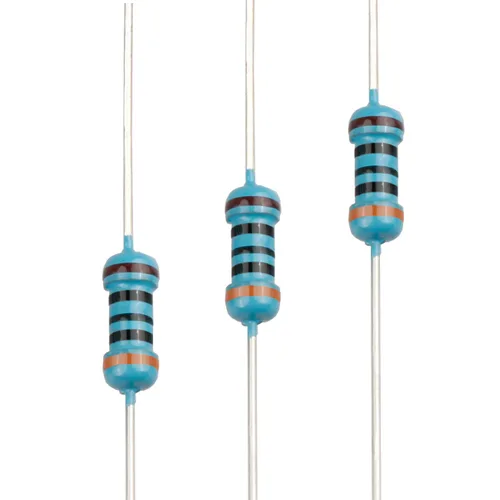 Miniatura 61 de 100pcs 1 ohm Resistor 1/4w (0.25 W) Resistencia fija de película metálica de tolerancia ±1%, múltiples valores de resistencia opcional