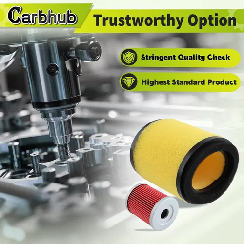 Miniatura 3 de Carbhub Kit de filtro de aceite de filtro de aire para Arctic Cat 250 2x4 4x4 Arctic Cat 300 2x4 4x4 Reemplazo para 0470-421, 0470-355