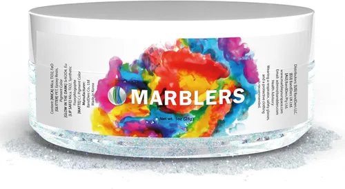 Miniatura 104 de MARBLERS - Polvo de mica de grado cosmético, nacarado, no tóxico, vegano, libre de crueldad, sombra de ojos, esmalte de uñas, arte de uñas, [Gris]