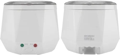 Miniatura 2 de 24V 140W 1.6 L Eléctrica Portátil Multifuncional Arrocera Cocina Vaporizador de Alimentos para Camión (Blanco)