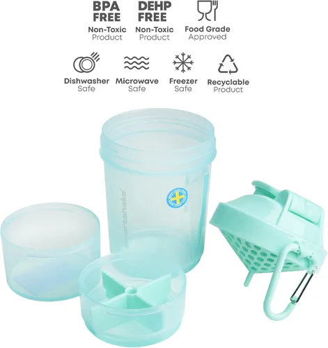 Miniatura 2 de Smart Shake O2go, verde menta, 20 onzas