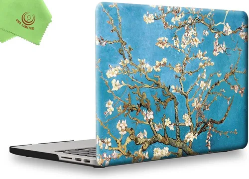 Miniatura 123 de UESWILL Funda de Carcasa Rígida Mate Compatible con MacBook Pro (Retina, 13 pulgadas, principios de 2015/2014/2013/finales de 2012), Modelo Negro