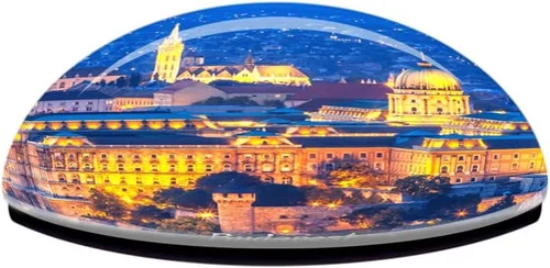 Miniatura 3 de Hungría Castillo Buda Budapest imán para nevera 3D cristal turístico ciudad viaje recuerdo colección regalo fuerte refrigerador adhesivo