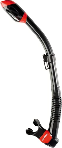 Miniatura 26 de Cressi Adult Diving Dry Snorkel with Splash Guard and Top Valve - Supernova Dry: Designed in Italy Negro