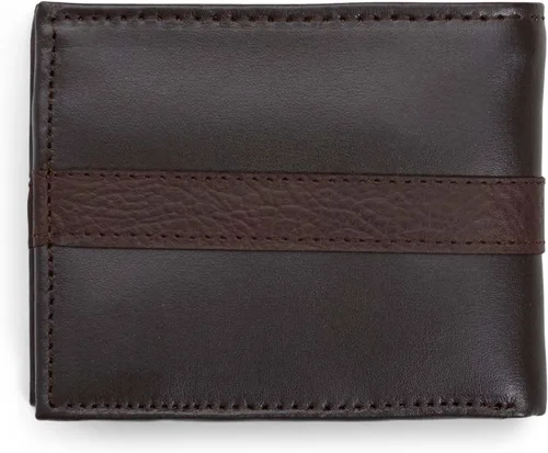 Miniatura 2 de Tommy Hilfiger Billetera plegable delgada de cuero para hombre con bolsillo para monedas