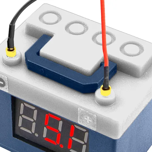 Miniatura 7 de Alarma de bajo voltaje RC Probador de batería Lipo Accesorios de decoración de simulación compatibles con Traxxas TRX4 Axial SCX10 RC4WD D90 Tamiya