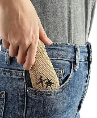 Miniatura 3 de SENBON Cuchillo de bolsillo plegable de acero inoxidable 440A con sierra para pan japonés, mango natural de oliva, para camping al aire libre