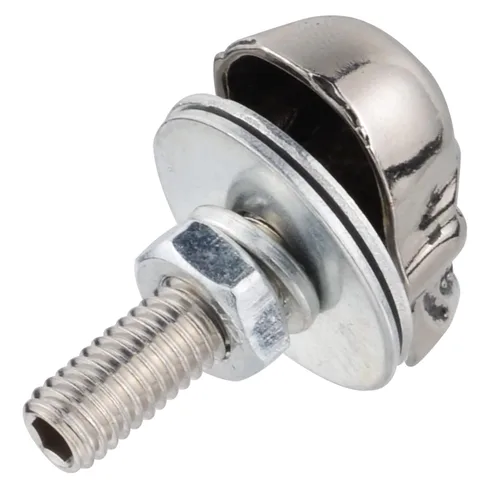 Miniatura 4 de Tornillos de placa de matrícula de calavera para automóvil, tornillos para marco de motocicleta, kit de tuercas para vehículos, motocicletas