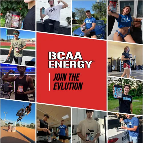 Miniatura 8 de Evlution EVL BCAAs Polvo de Aminoácidos - Polvo BCAA Energy Pre Entrenamiento para Recuperación Muscular, Crecimiento Magro y Resistencia - Bebida