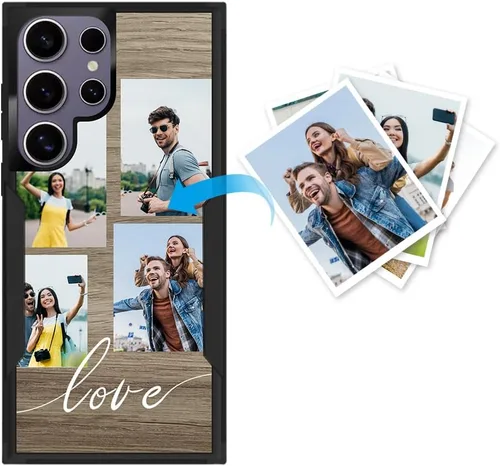 Miniatura 144 de Funda protectora personalizada para Samsung Galaxy S22 Ultra 5G (versión 2022), funda protectora de doble capa resistente con múltiples fotos, a