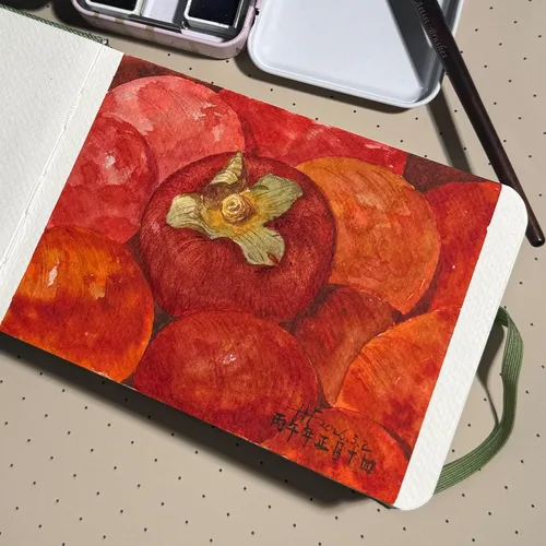 Miniatura 3 de Diario de acuarela, 42 hojas, cuaderno de bocetos de acuarela de 4 x 6 pulgadas con papel de algodón de prensa en frío de 140 lb/300 GSM, mini