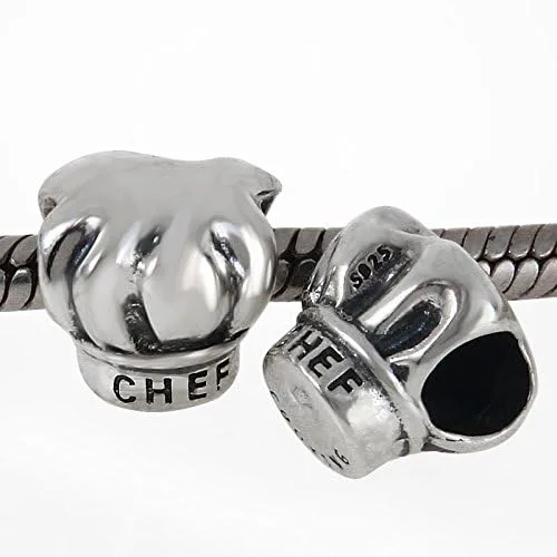 Miniatura 2 de Plata de ley 925gorro de cocinero Encanto Bead 3079